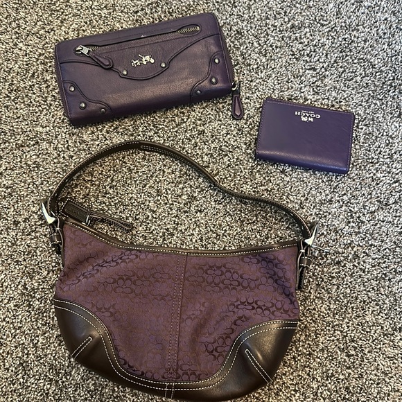 Coach Handbags - Early 2000 Coach lot-park purple